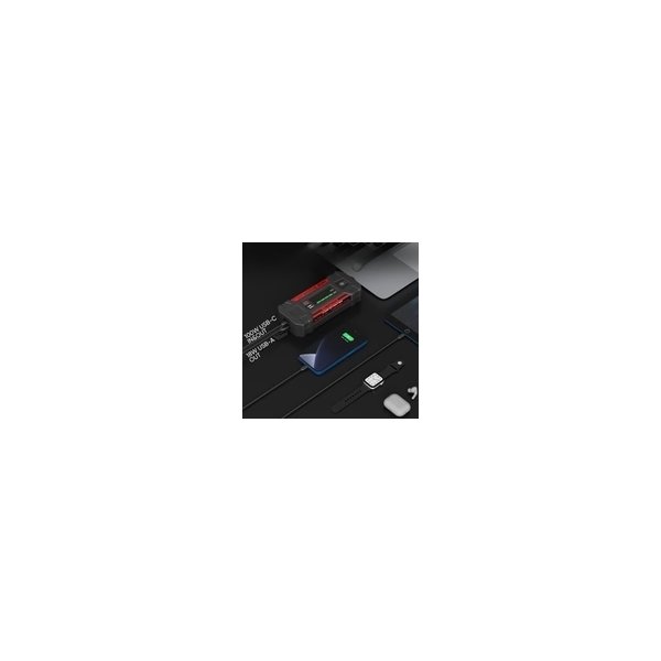 Lokithor Powerbank Pro 3500A, 12 V, svart