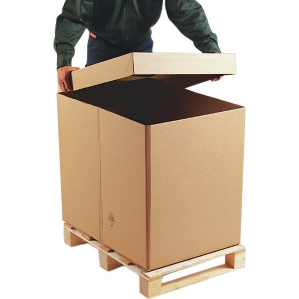 Pallcontainer | Botten med spår | 1180x780x700 mm