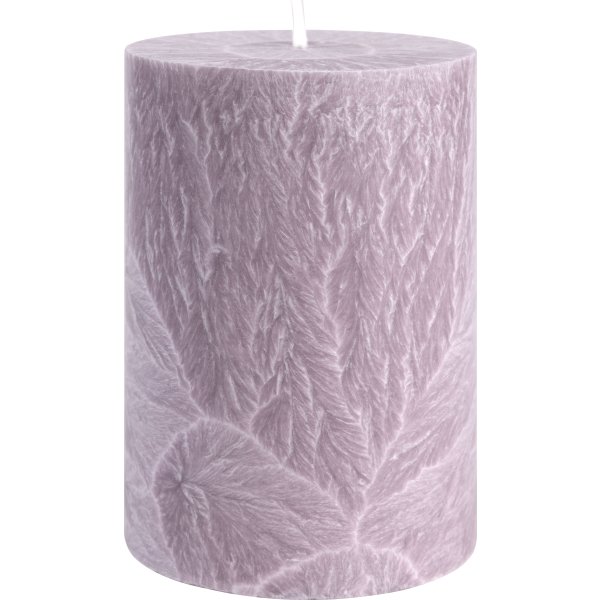 Blockljus, Shea-stearin, 6,7x10 cm, Lavendel