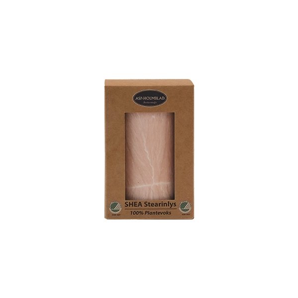 Blockljus, Shea-stearin, 6,7x10 cm, Rosa