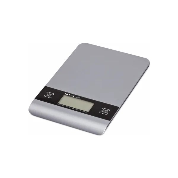 Maul 1635095 elektronisk pappersvikt, 5 kg, silver