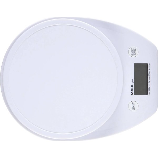 Maul 1646002 brevvåg 5 kg, batteridriven, vit