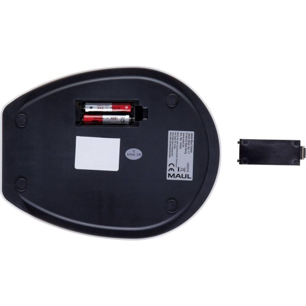 Maul 1646002 brevvåg 5 kg, batteridriven, vit