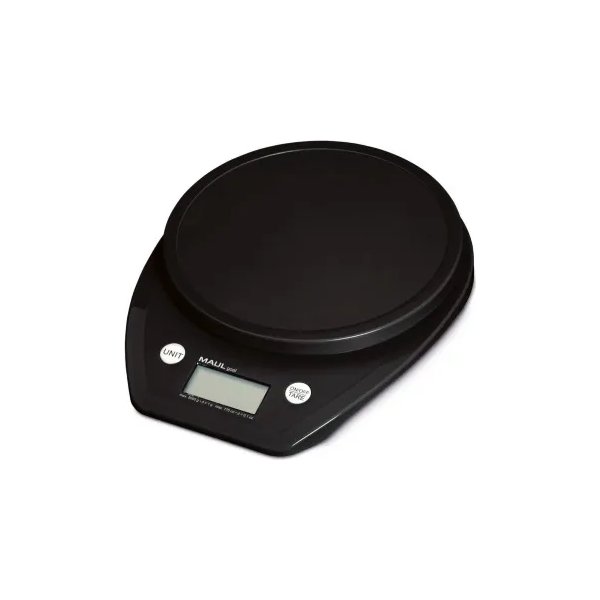 Maul 1646090 elektronisk köksvåg, 5 kg, svart