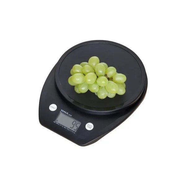 Maul 1646090 elektronisk köksvåg, 5 kg, svart