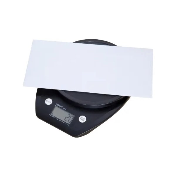 Maul 1646090 elektronisk köksvåg, 5 kg, svart