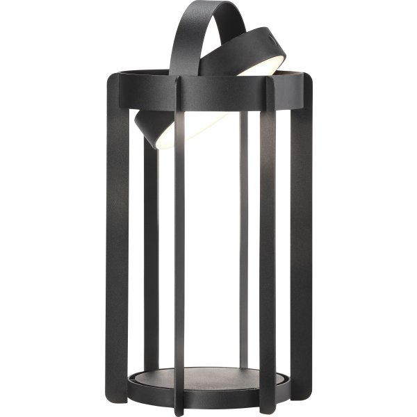 Zone Firefly LED-lykta, Ø19 x H30 cm, svart