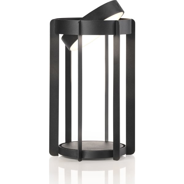 Zone Firefly LED-lykta, Ø19 x H30 cm, svart