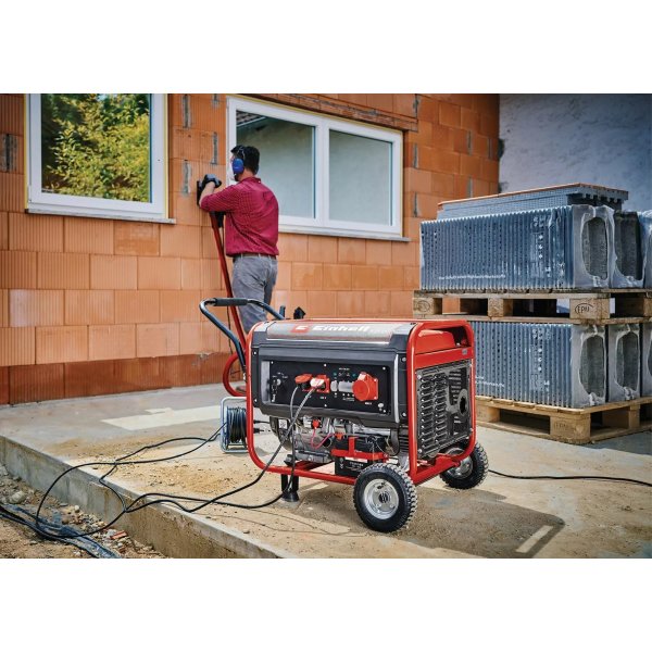 Einhell Generator med hjul 4-taktsmotor, 6500W