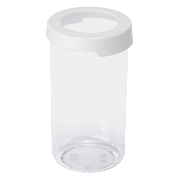 Förvaringslåda Vision, med skruvlock, rund, 1,45 L