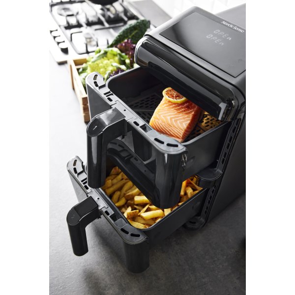 Nordic Sense Airfryer, 2 lådor, 11,6 liter 2900w