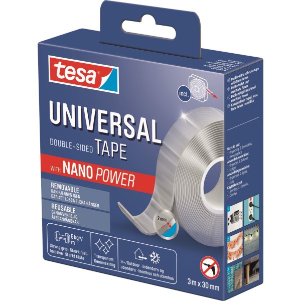tesa Nano Power Universaltejp | 30 mm x 3 m