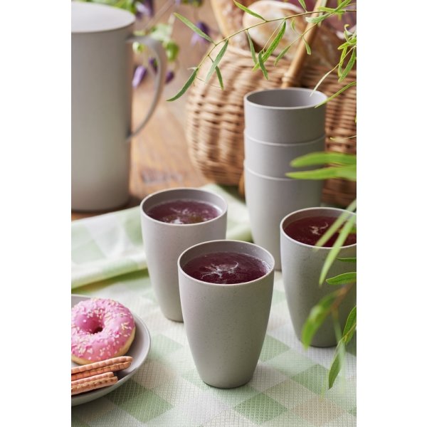 GastroMax Dricksglas, BIO, gråbrunt, 4DL
