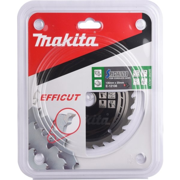 Makita Cirkelsågblad TCT 136x20m 25T, E-12108