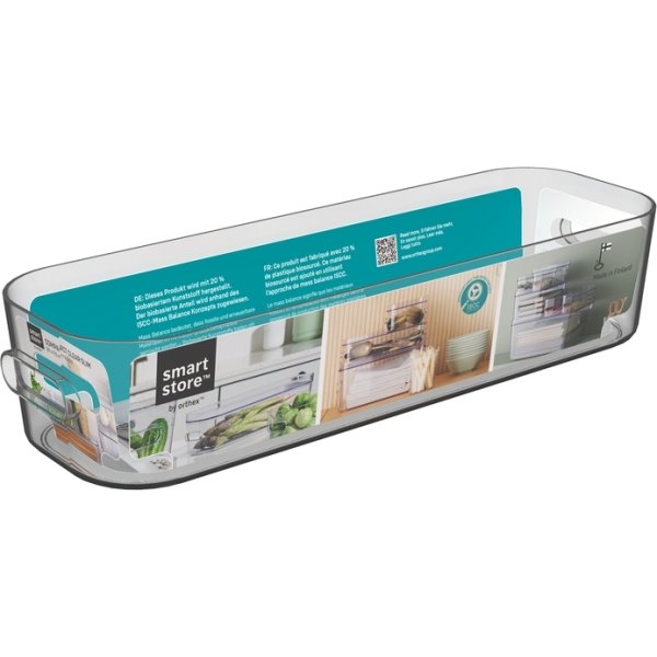 Compact Clear förvaringslåda Slim, 1,3 L