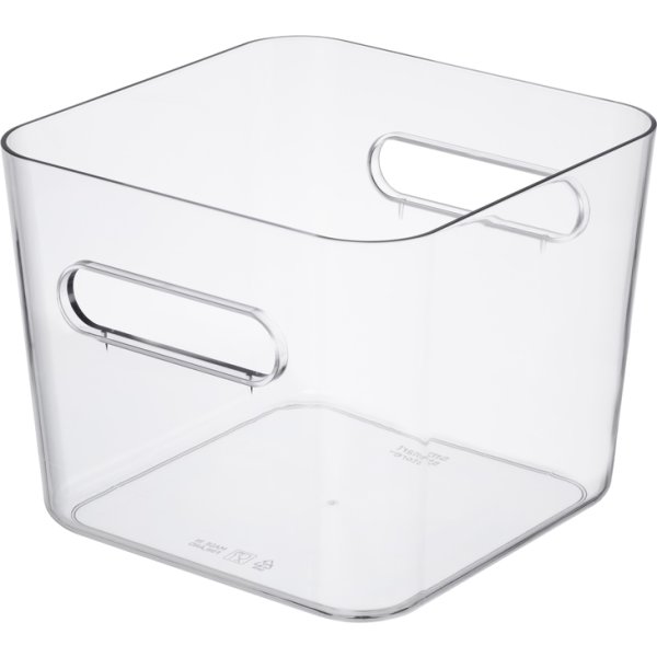 Compact Clear förvaringslåda Square L, 4,7 L