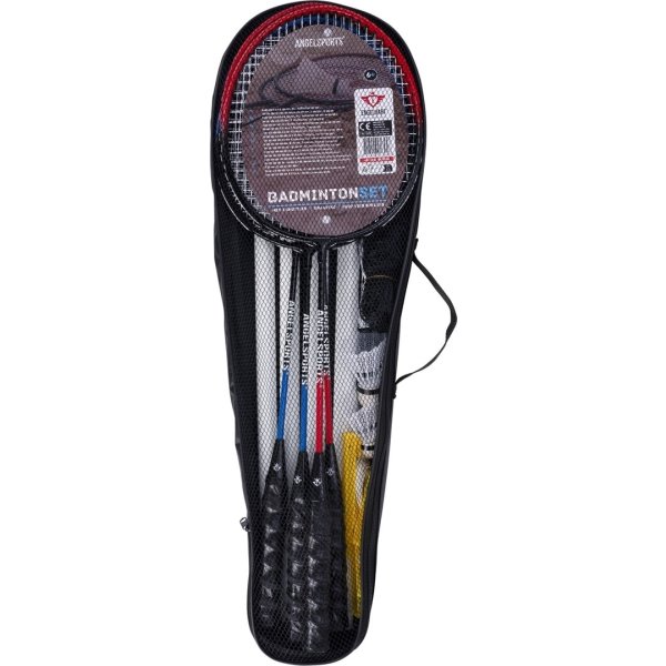 Badmintonset inkl. racketar, bollar och nät