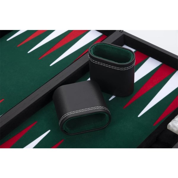 Brädspel Backgammon Set 38x23 cm, Hopfällbart