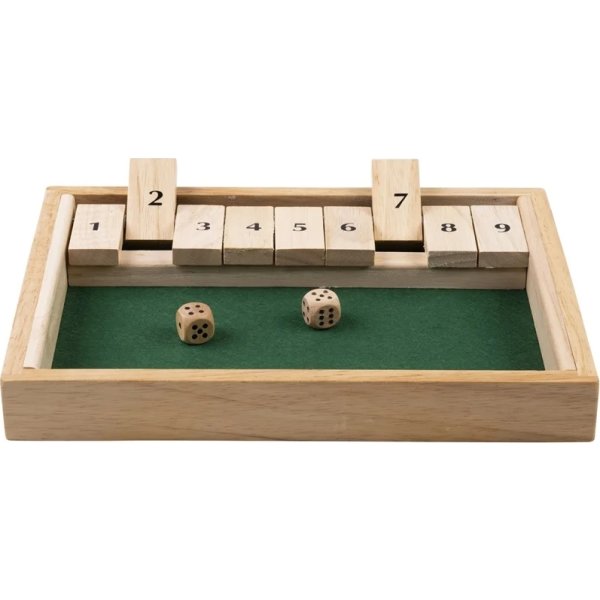Shut the box 1 spelare inkl. 2 tärningar