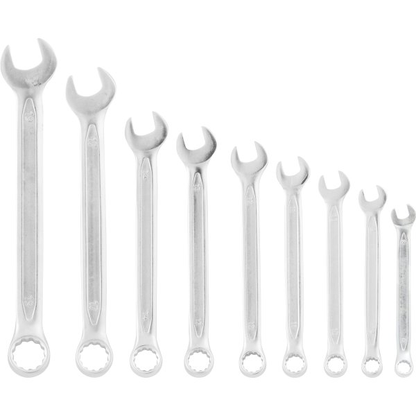 Probuilder ringgaffelnyckelsats, 8 delar