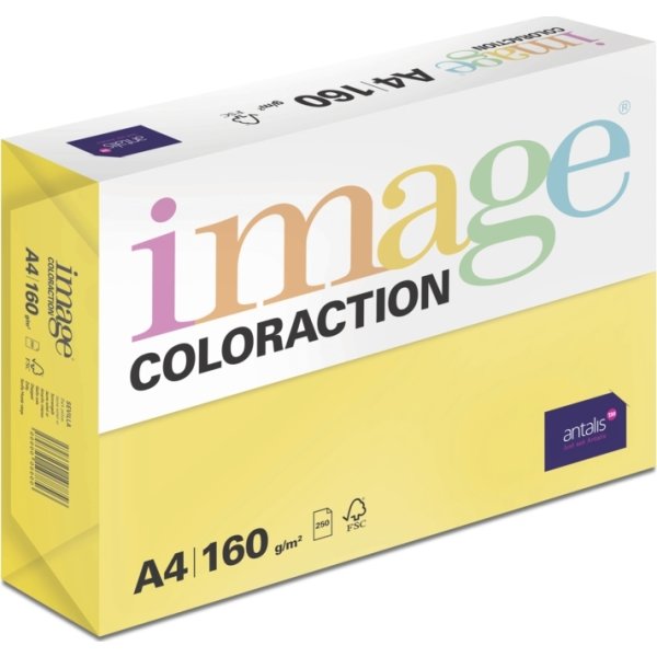 Image Coloraction A4 160 g | 250 ark | Rapsgul
