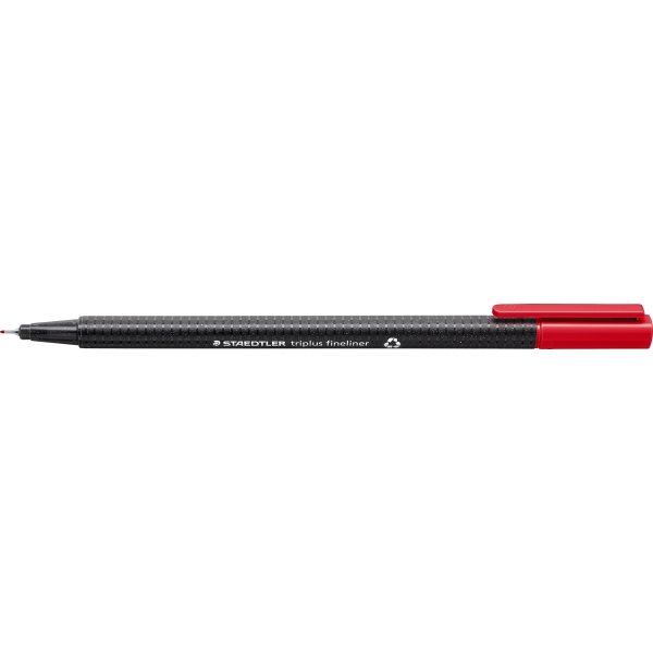 Staedtler Triplus Fineliner 334, fiberpenna, röd