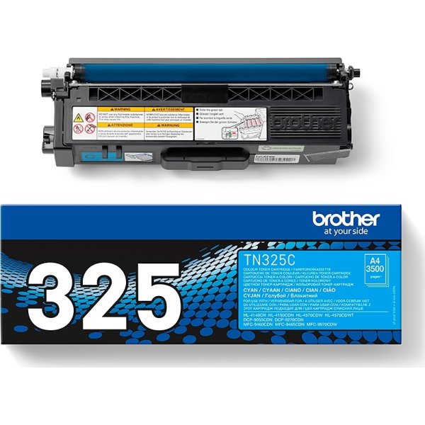 Lasertoner Brother TN325C Blå 3500 sidor