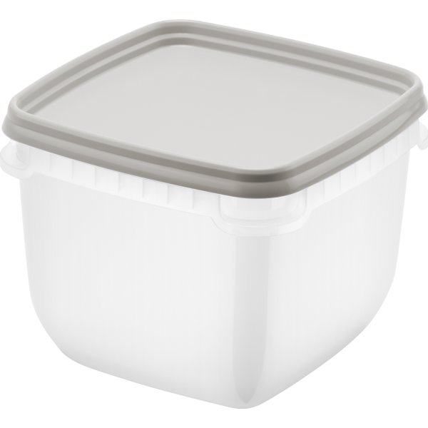Frysförvaringslåda, gråbrun, 0,75L, 4 st.