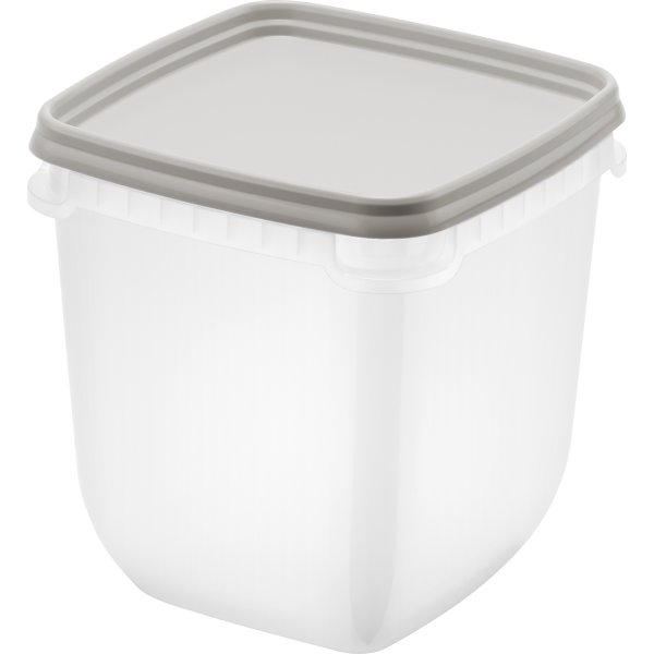 Frysförvaringslåda, gråbrun, 1L, 3 st.