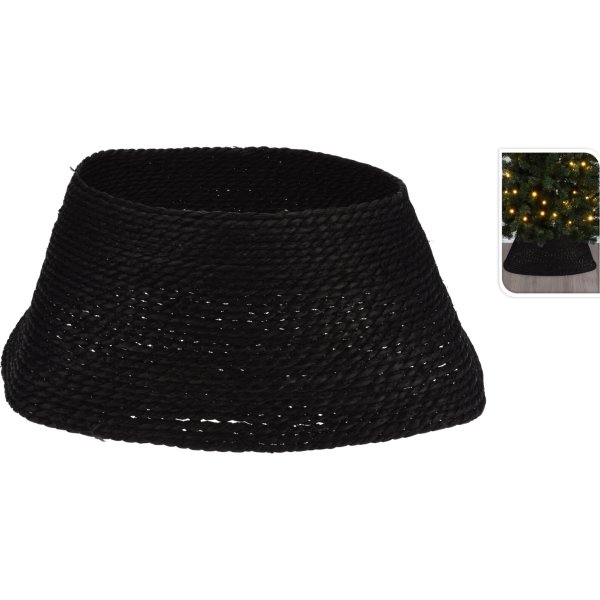 Julgransfotsskydd, ø 45cm - 57cm, svart