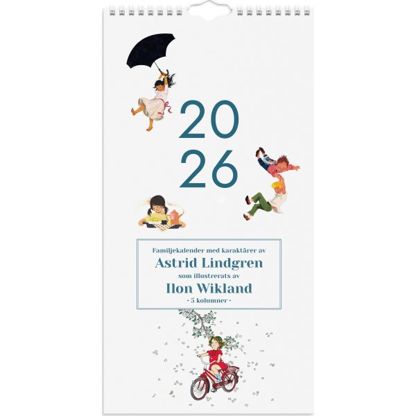 Burde 2026 Familjekalender, Ilon Wikland