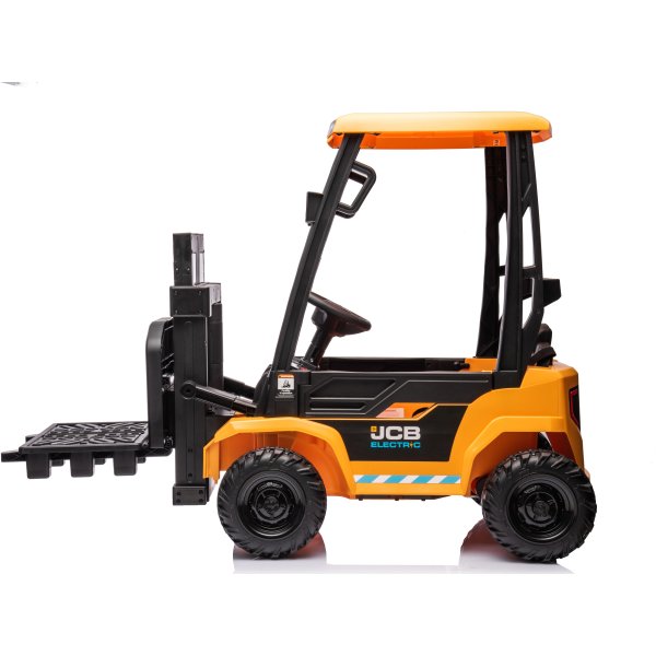 Elbil JCB gaffeltruck barnbil, 12V