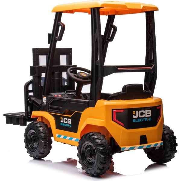 Elbil JCB gaffeltruck barnbil, 12V
