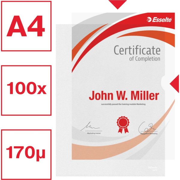 Esselte Premium chartek A4, 0,16mm