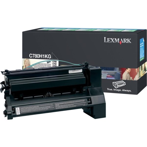 Lasertoner Lexmark C780H1KG Svart 10 000 sidor