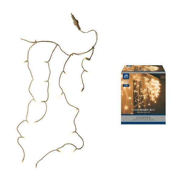Ljusslinga Istappar m/400 LED, 7,9m, varmvit