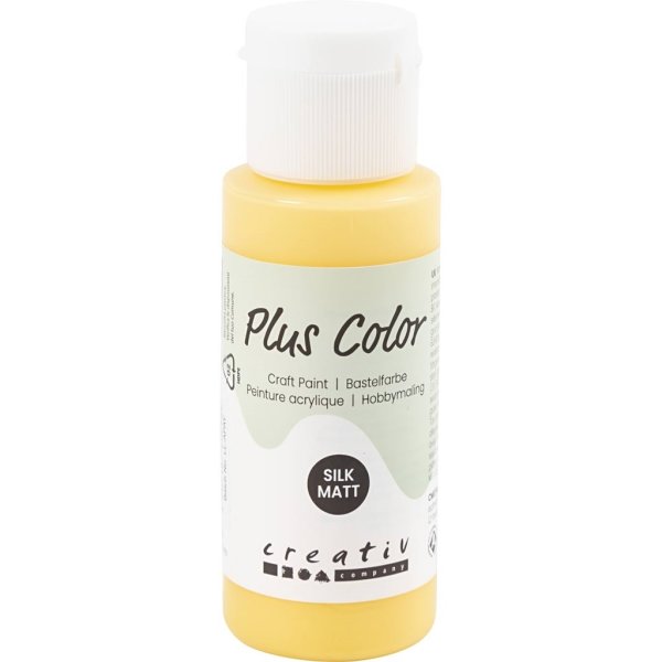 Hobbyfärg Plus Color 60ml crocus yellow