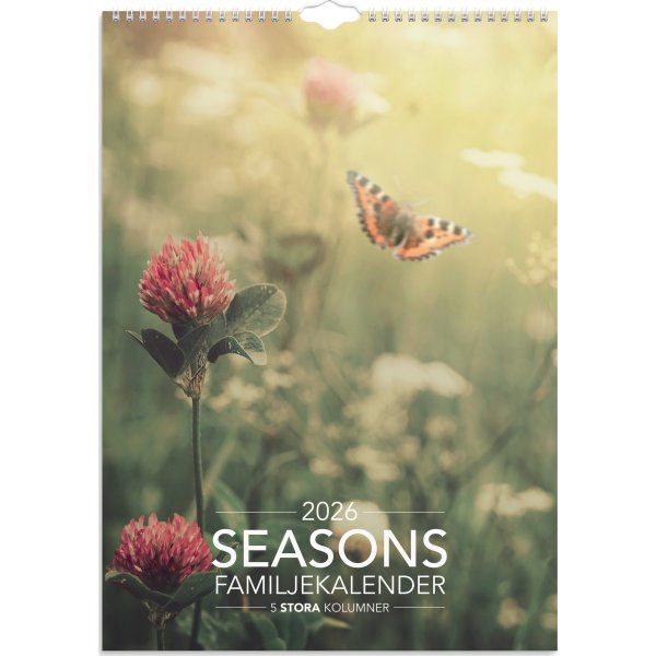 Burde 2026 Familjekalender, Seasons