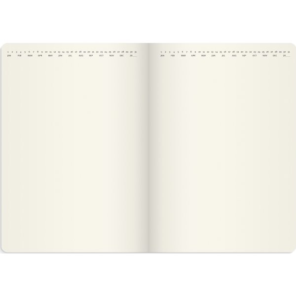 Burde 2026 Kalender, Agency Forma Deluxe, Brun