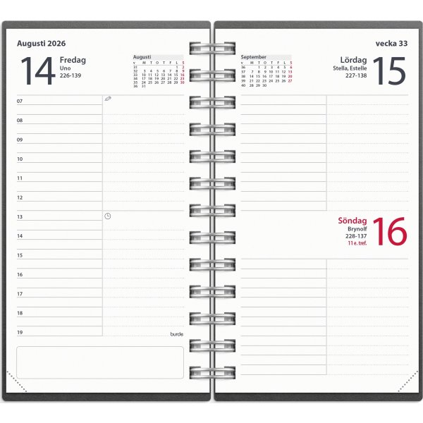 Burde 2026 Kalender, Eco Line