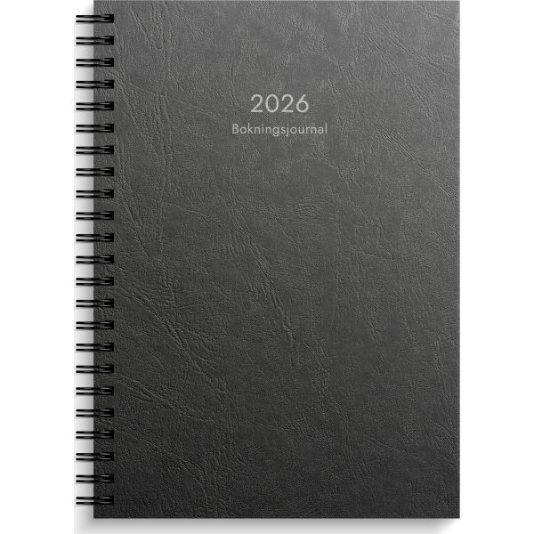 Burde 2026, Bokningsjournalen, svart kartong
