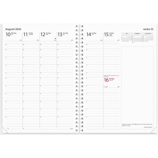 Burde 2026 Kalender, Business 4i1