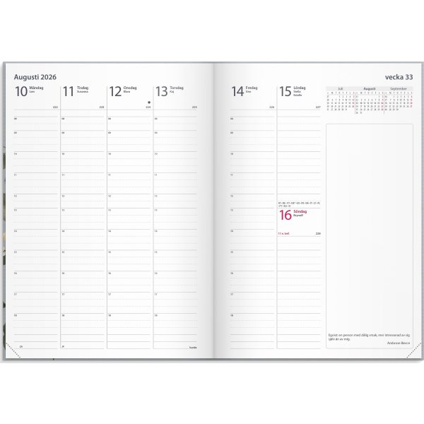 Burde 2026 Kalender, Business Flora