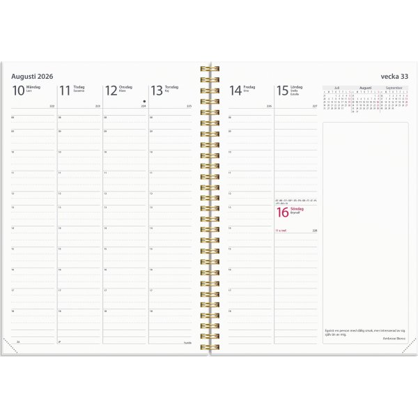 Burde 2026 Kalender, Business Star