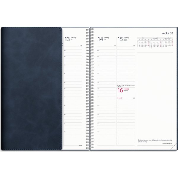Burde 2026 Kalender, Business Twist, Blå