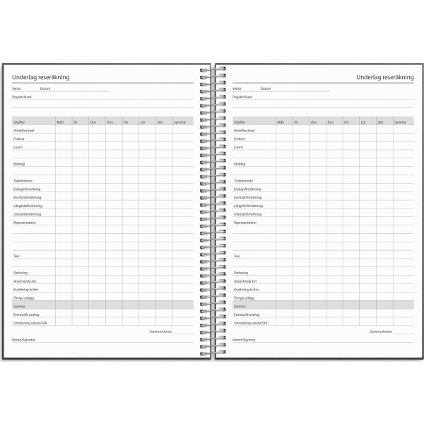 Burde 2026 Kalender, Business VIP refill
