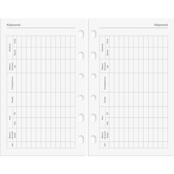 Burde 2026 Kalender, Compact grundsats