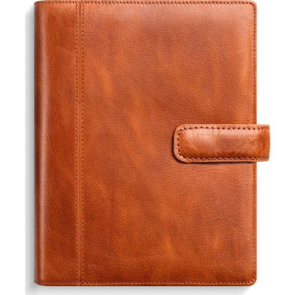 Burde 2026 Systemkalender Compact, Skinn, Brun
