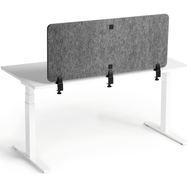 Durable Bordskärm EFFECT 120, 1,2 m, grå