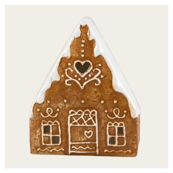 Dekorativt kakhus för värmeljus H16,2xB9,6xD6cm